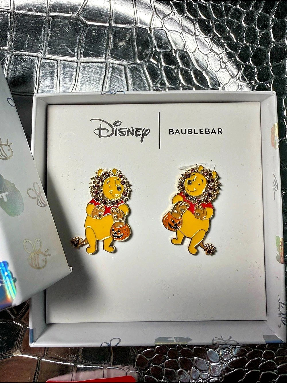 BaubleBar Disney x BaubleBar Winnie the Pooh Halloween Lion Costume Earrings